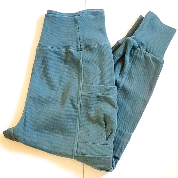 TealDropCrotch Joggers - Picture 1 of 10